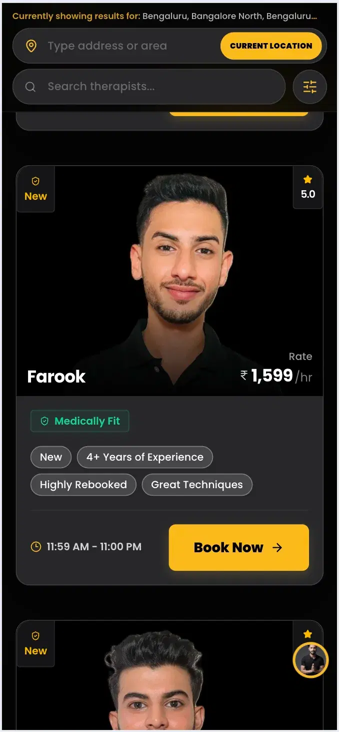 Select Therapist